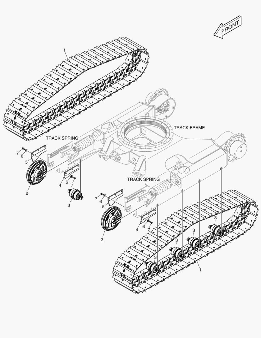6450 TRACK SHOE - STEEL(300MM) [5375~]