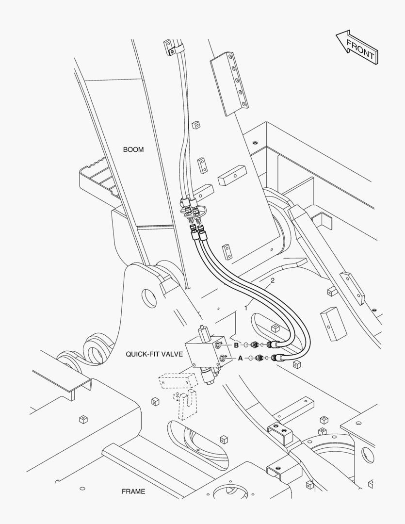 ГЛАВНАЯ МАГИСТРАЛЬ - БЫСТРОУСТАНАВЛИВАЕМЫЙ ФИКСАТОР(ШАРНИРНАЯ СТРЕЛА)