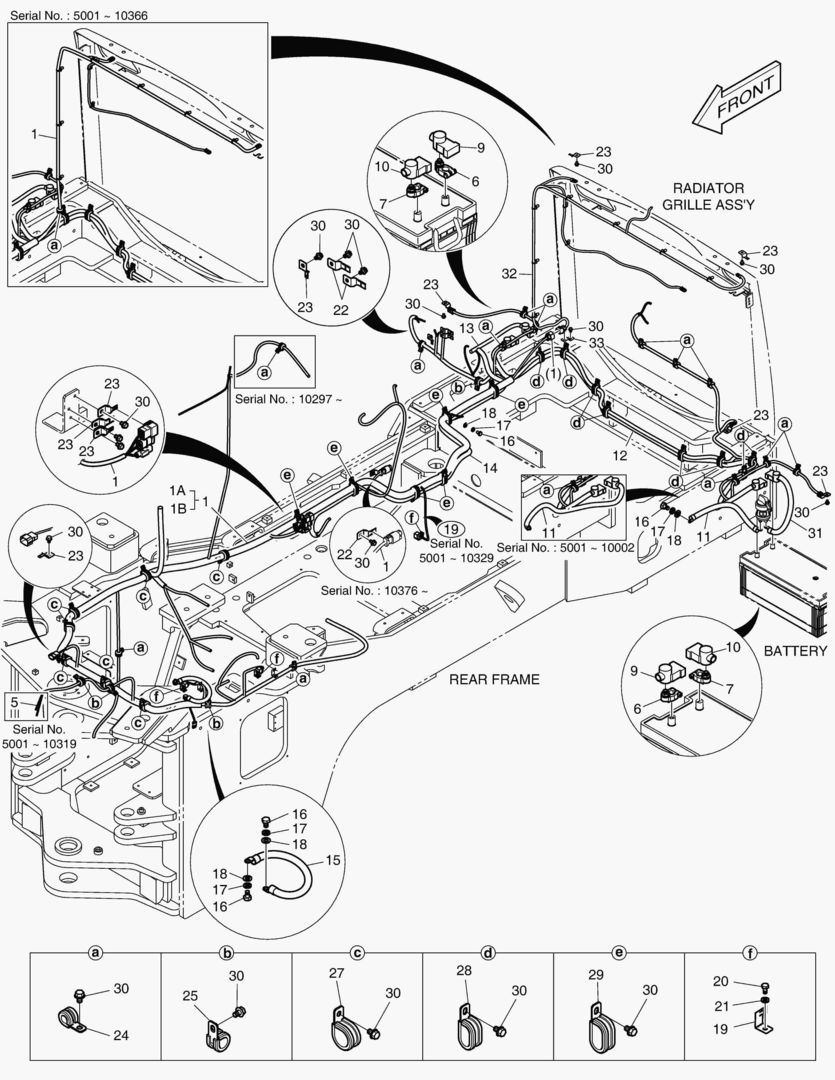 1510 ELECTRIC PARTS - WIRING [5001~10384]