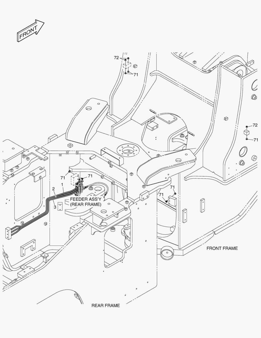 6010 AUTO GREASING SYSTEM-AXLE & DRIVE SHAFT [10161~]