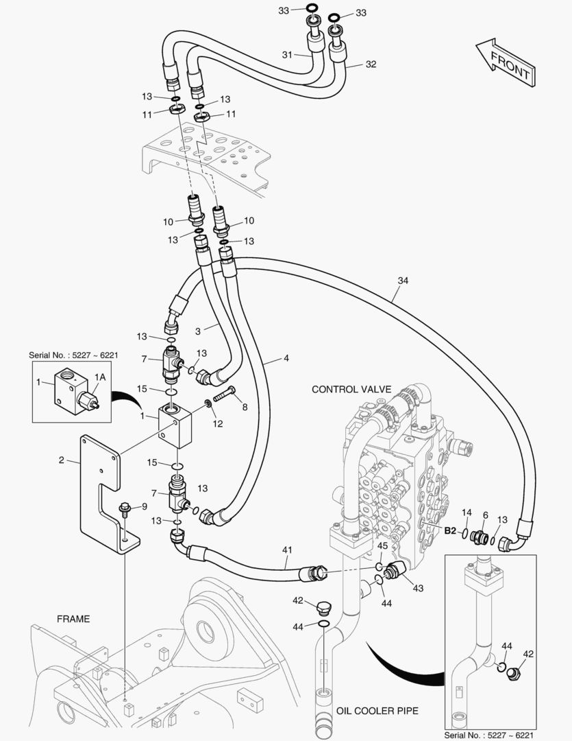6291 MAIN PIPING - ONE WAY [5227~]