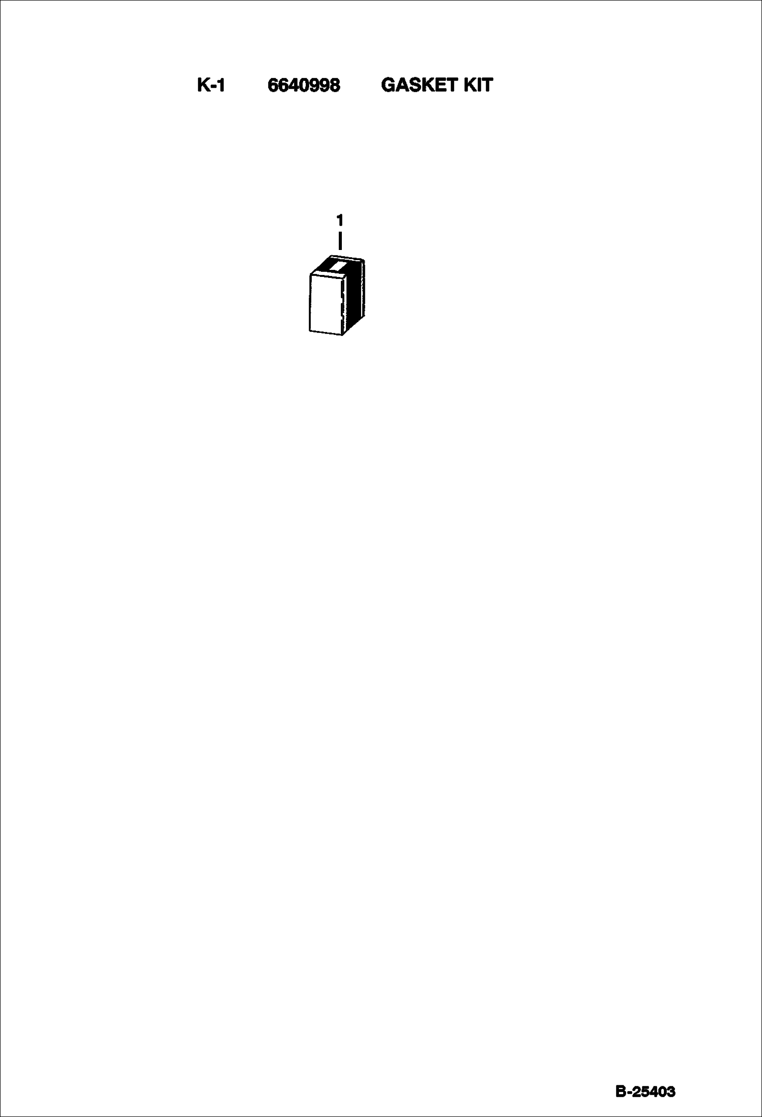 КОМПЛЕКТ ПРОКЛАДОК