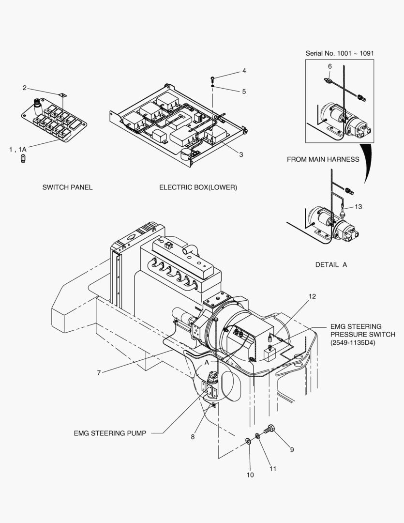 АВАРИЙНОЕ РУЛЕВОЕ УПРАВЛЕНИЕ В СБОРЕ(ЕВРОПА ОПЦИЯ)