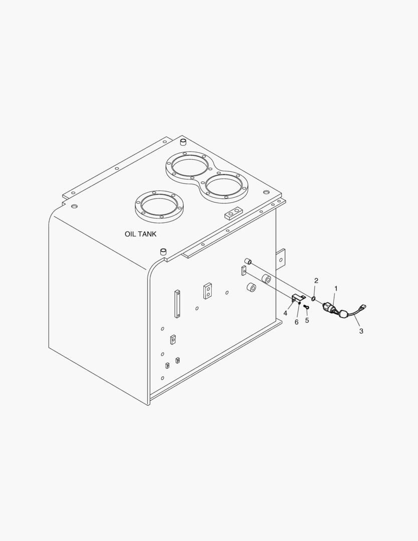 Спецтехника 6450 RETURN FILTER PRESS SWITCH [1127~]