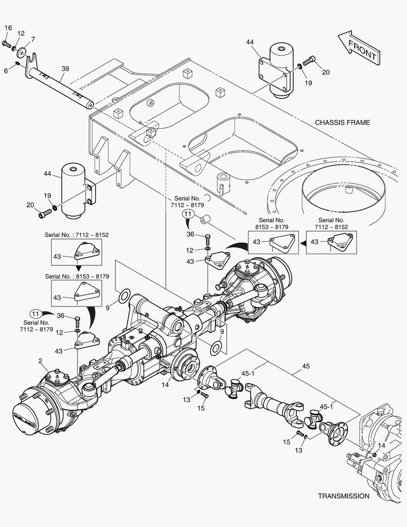 2131 POWER TRAIN - FRONT [7112~]