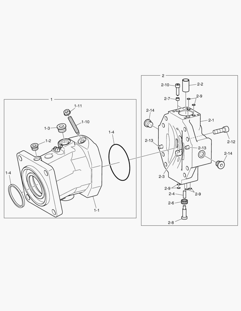 ХОДОВОЙ ГИДРОМОТОР(КОРПУС)