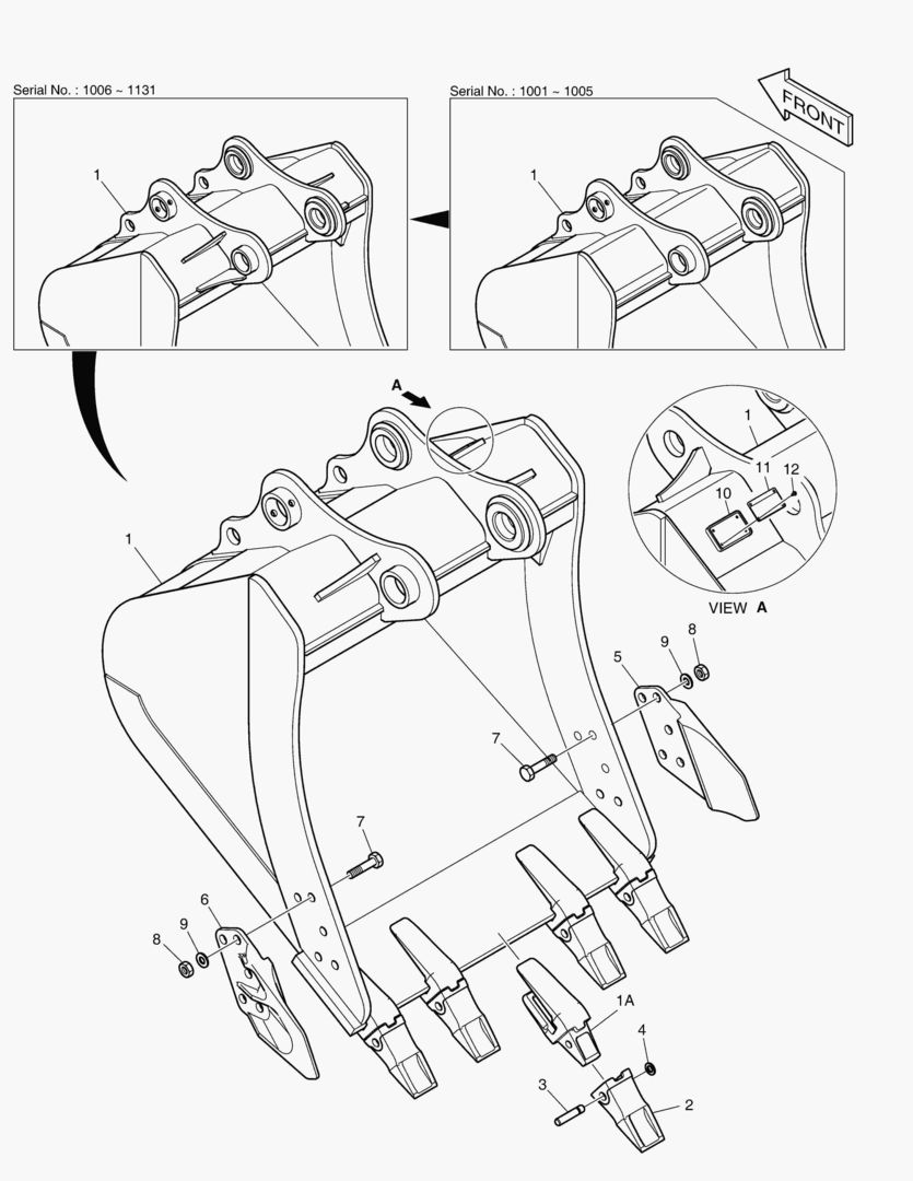 3130 BUCKET ASS`Y - 0.92mВі