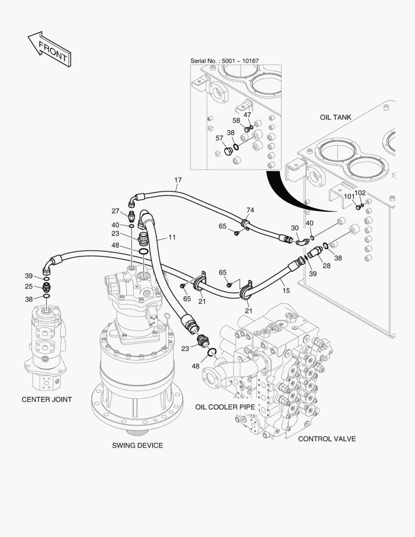 ТУБОПРОВОД МАСЛЯНОГО РАДИАТОРА(3)
