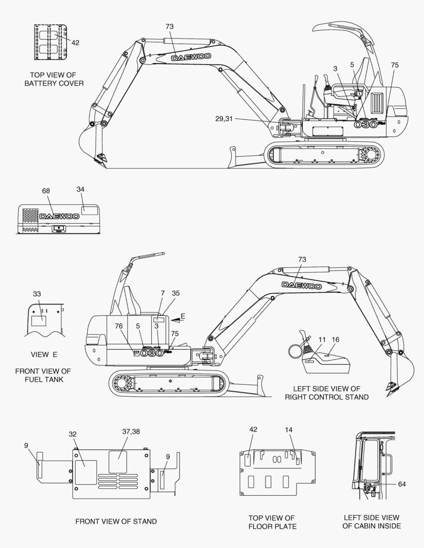ЗАВОДСКАЯ ТАБЛИЧКА-КОРЕЯ