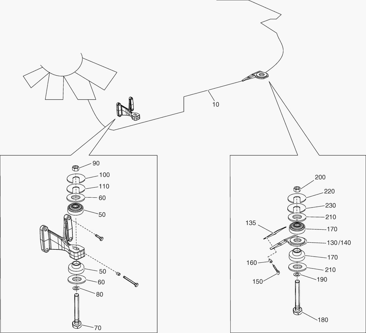 G010-8 ENGINE SUSPENSION