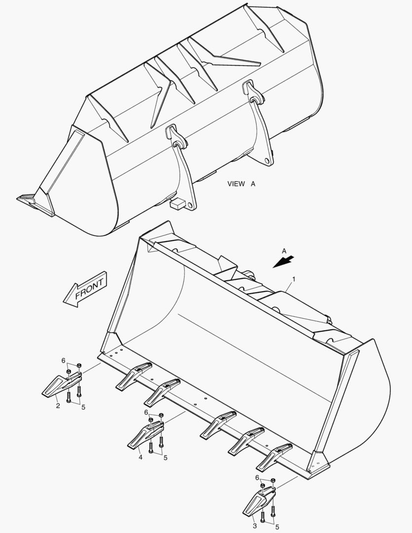 Спецтехника 5370 BUCKET - 2.5гЋҐ (QUICK COUPLER) - главное фото