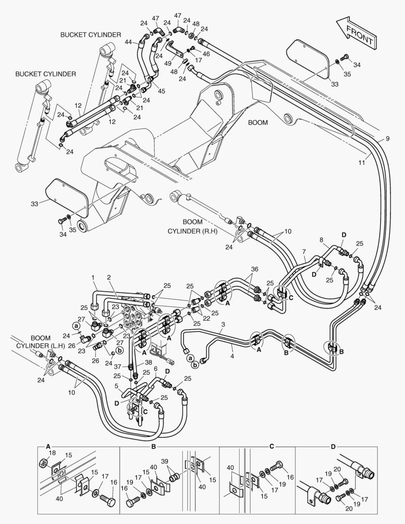Спецтехника 3140 BOOM & BUCKET PIPING от Globus Machinery