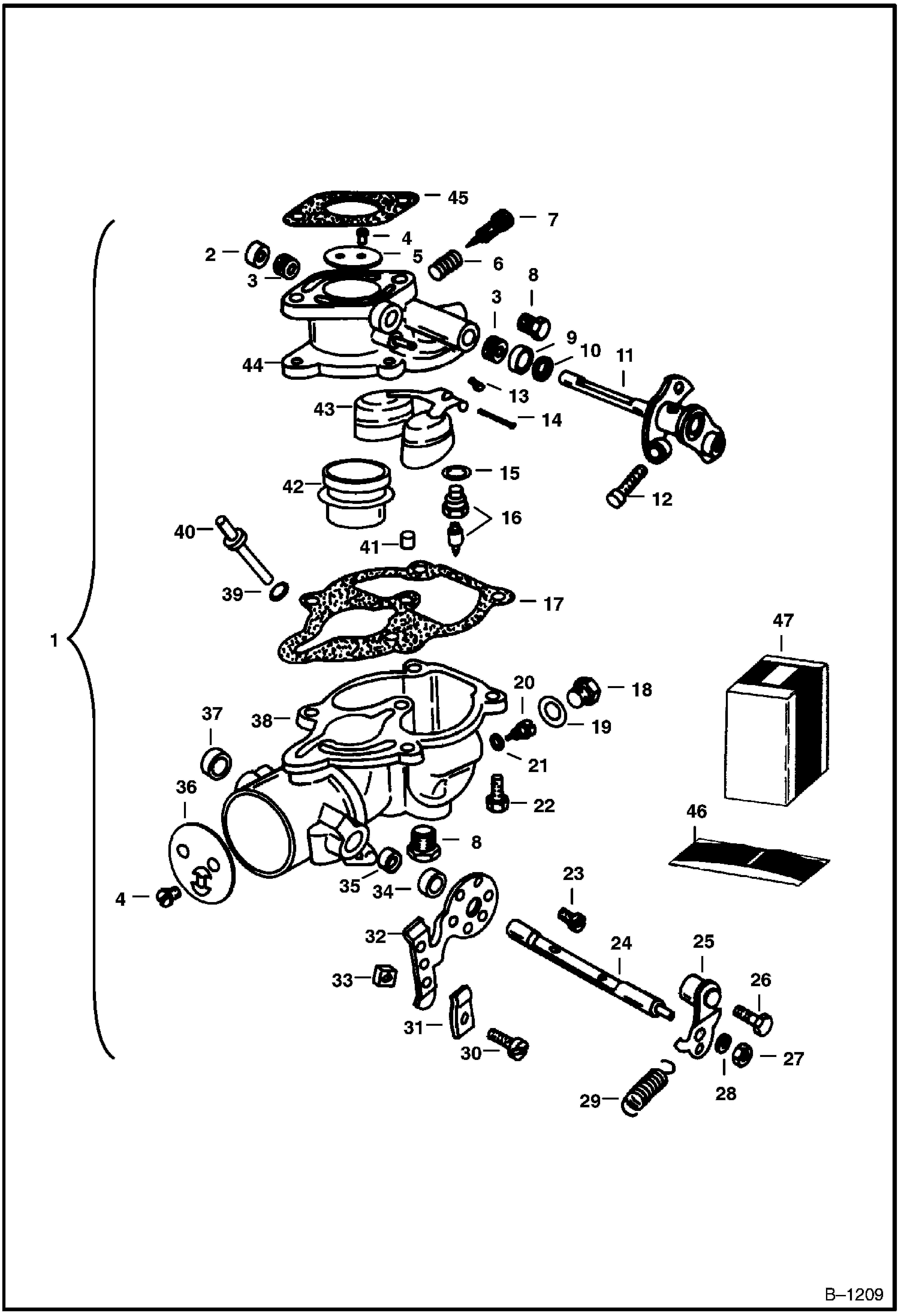 Схема КАРБЮРАТОР