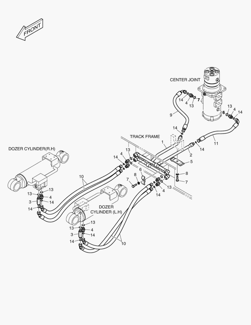 6371 DOZER PIPING [1743~]