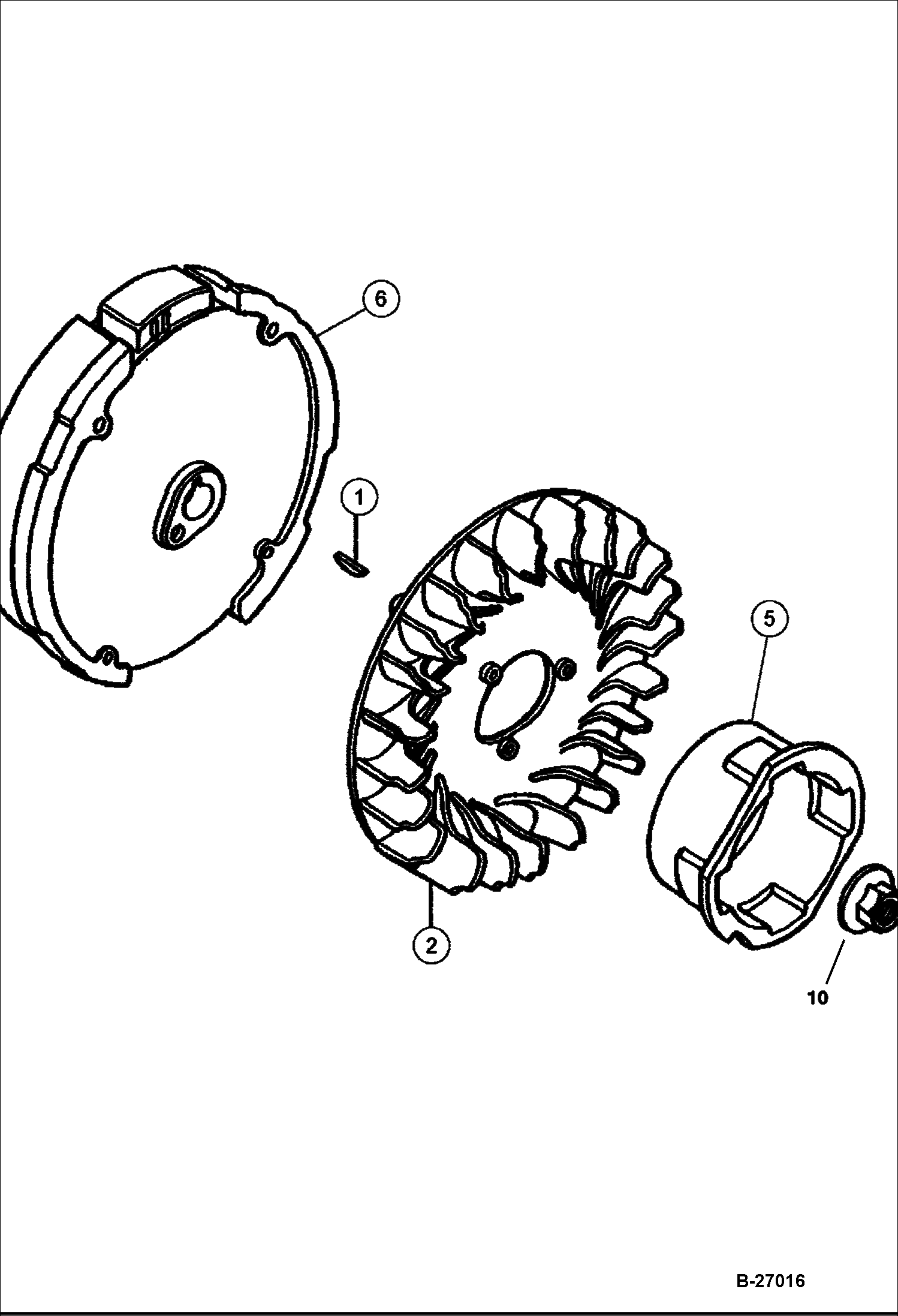 ДВИГАТЕЛЬ (МАХОВИК) BC19, BC22