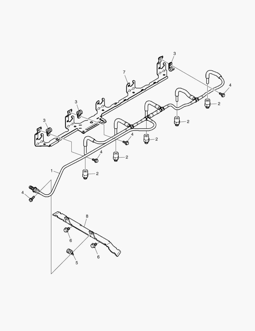 036 BLEED PIPE,ENGINE