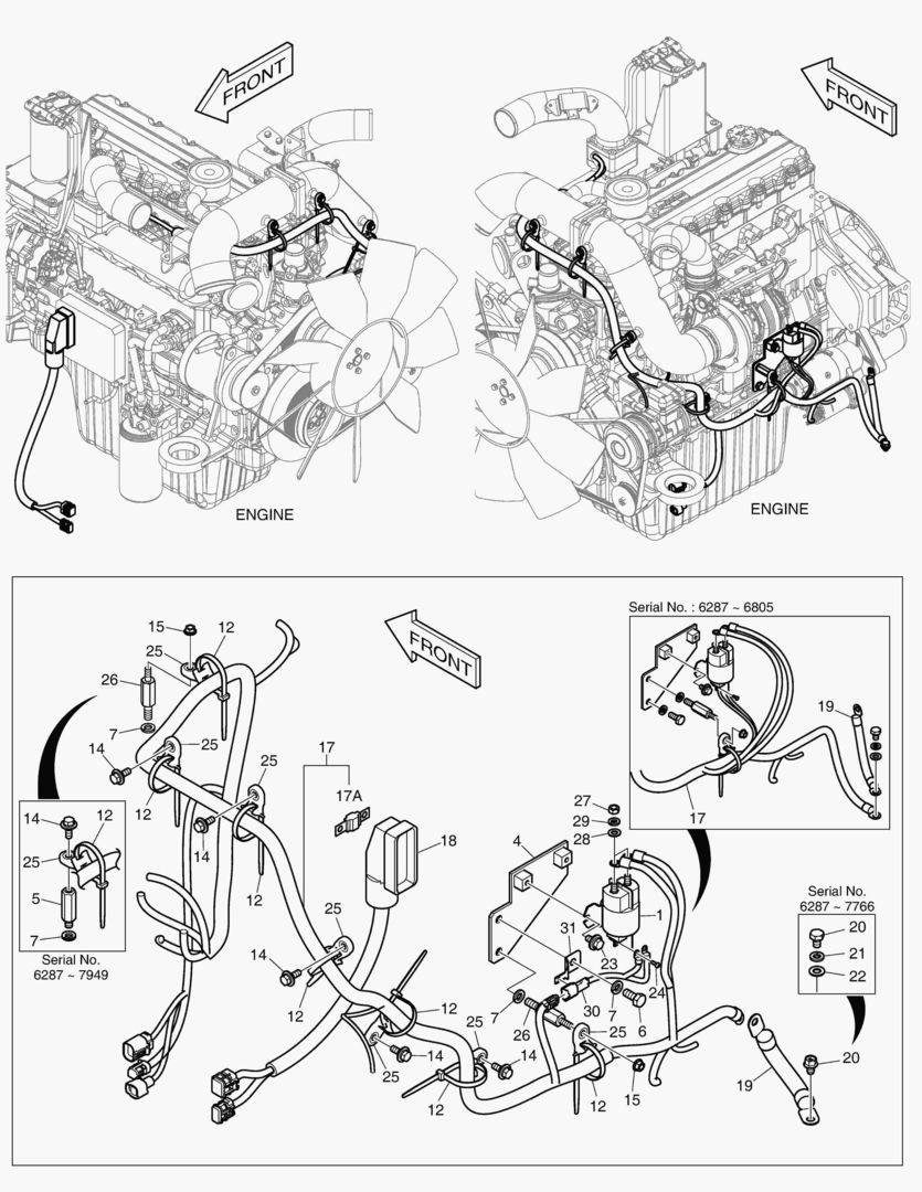 1721 ELECTRIC PARTS - ENGINE [6287~]