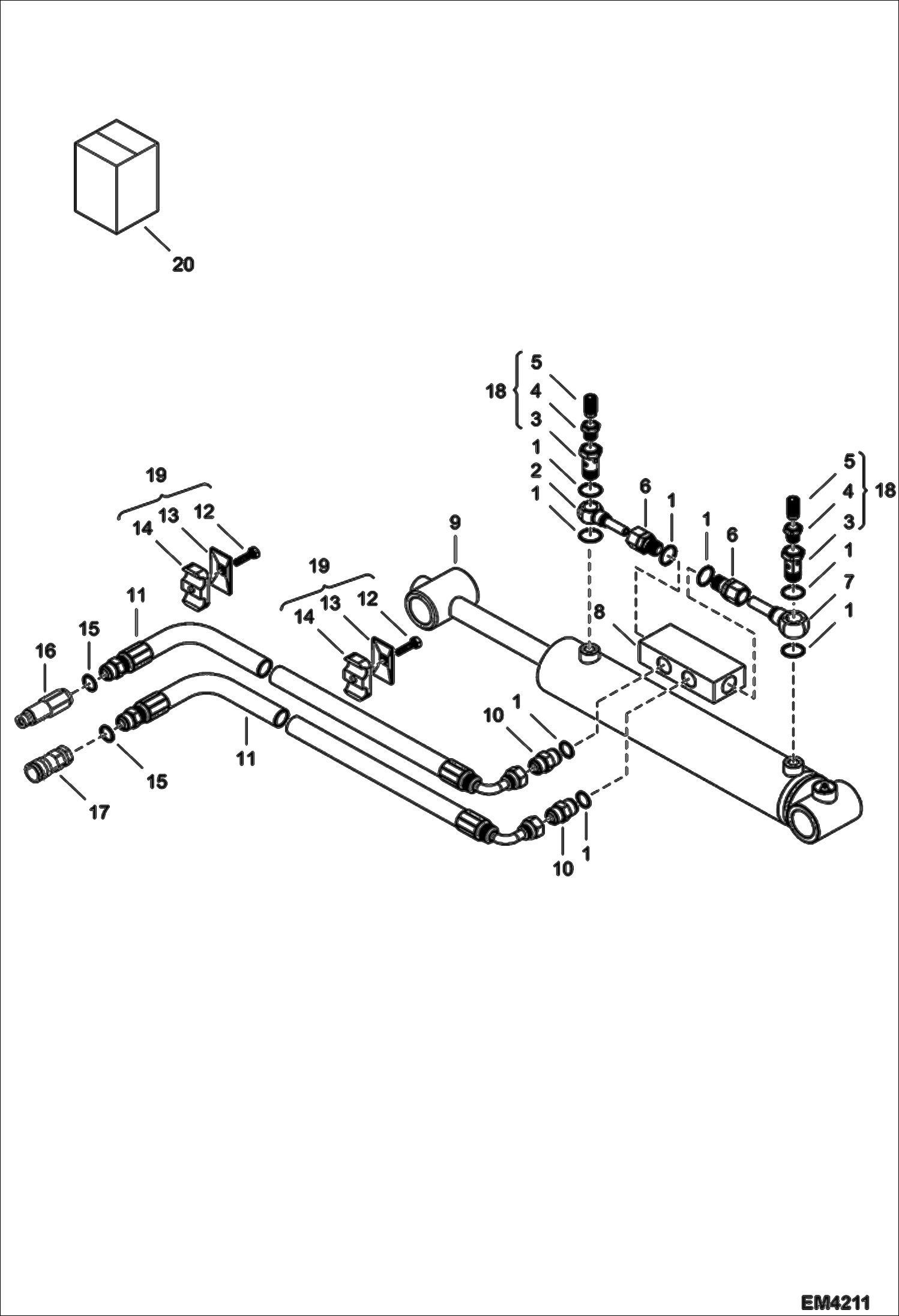 НАКЛОННЫЙ КОВШ (ГИДРАВЛИЧЕСКАЯ СИСТЕМА НАКЛОНА) (1200 ММ - AJML) (1400 ММ - AJMM) (1500 ММ - AJMN)