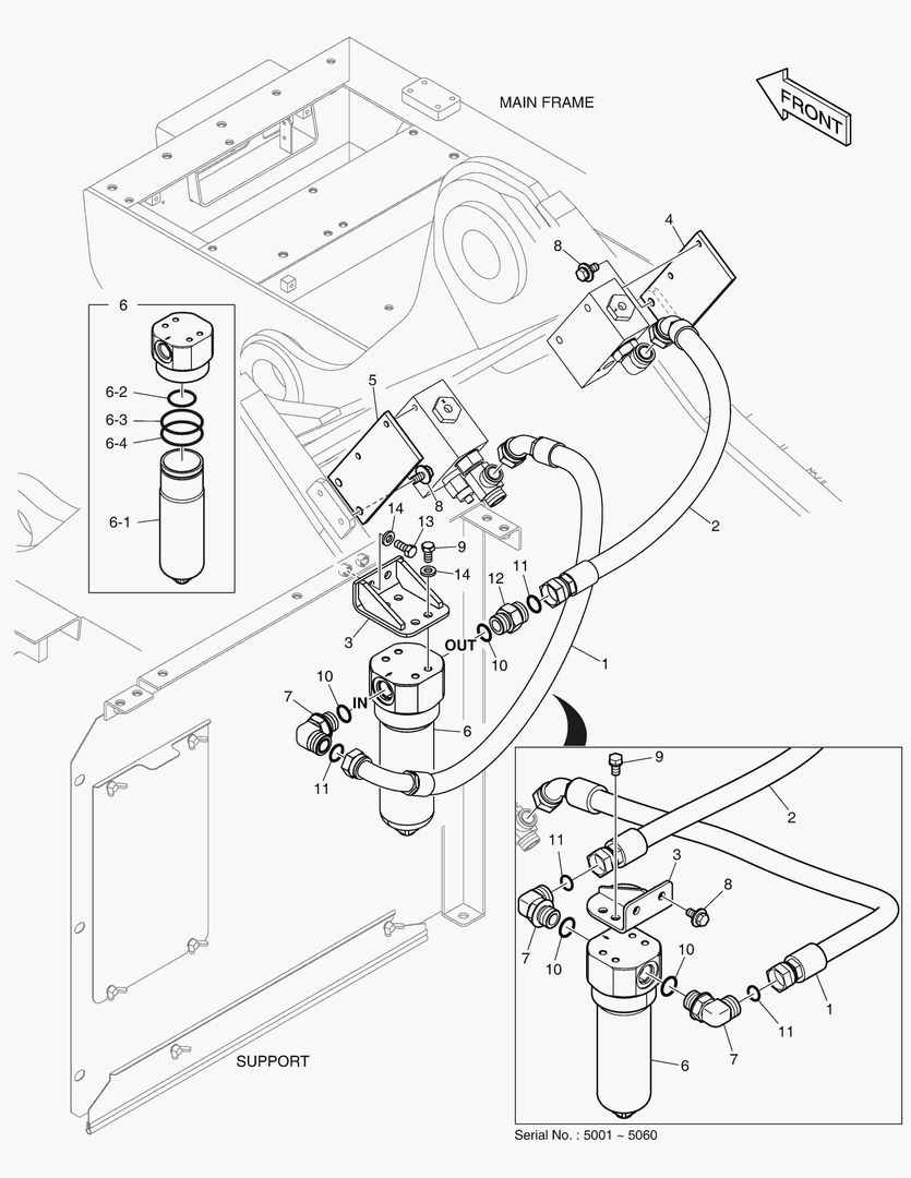 6200 TWO WAY PIPING - WITH FILTER [5001~5199]