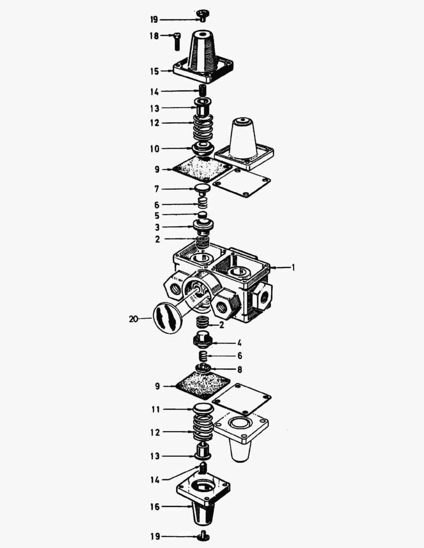 G049-1 FOUR CIRCUIT PROTECTION VALVE