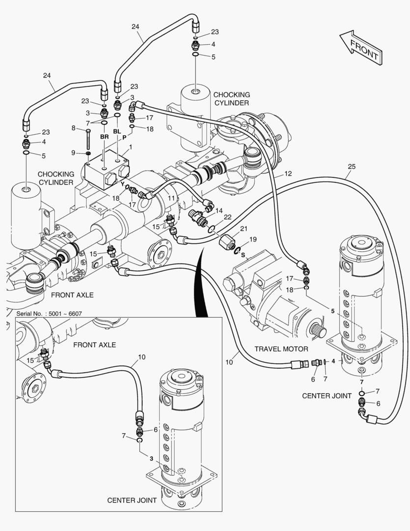 2180 CHOCKING & STEERING PIPING [5001~7111]