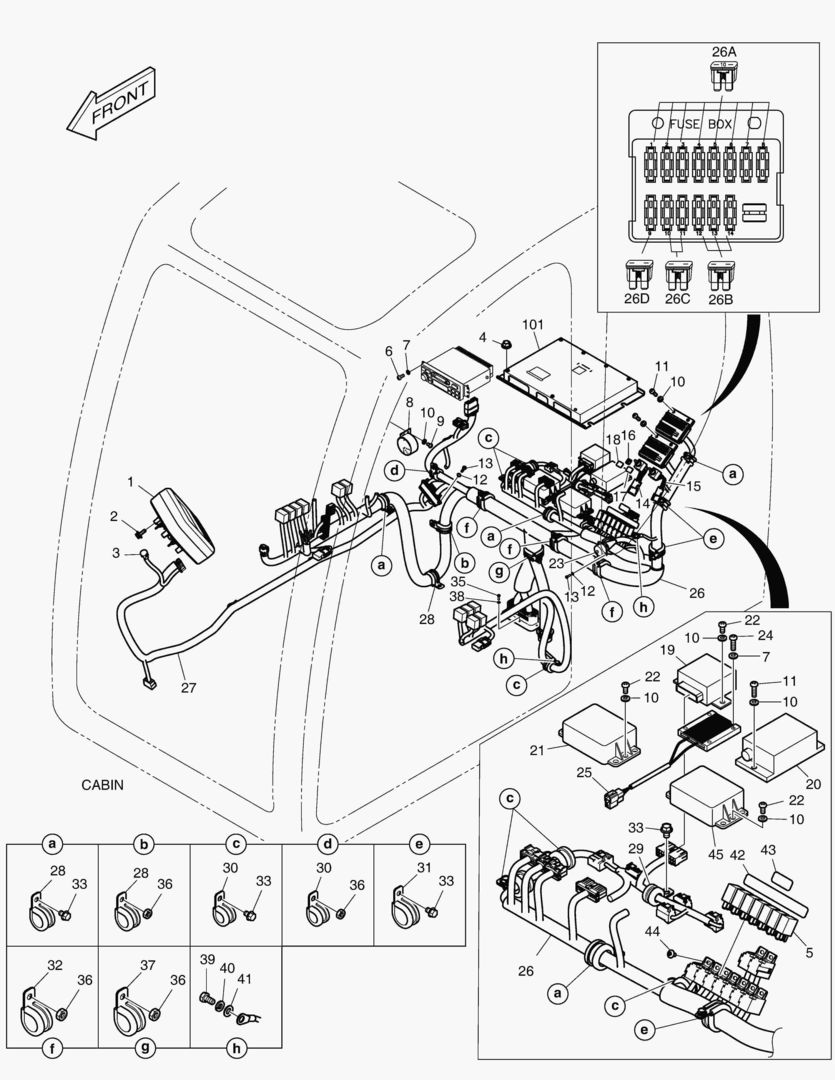 7290 ELECTRIC PARTS - CABIN(ROPS) [5001~10002]