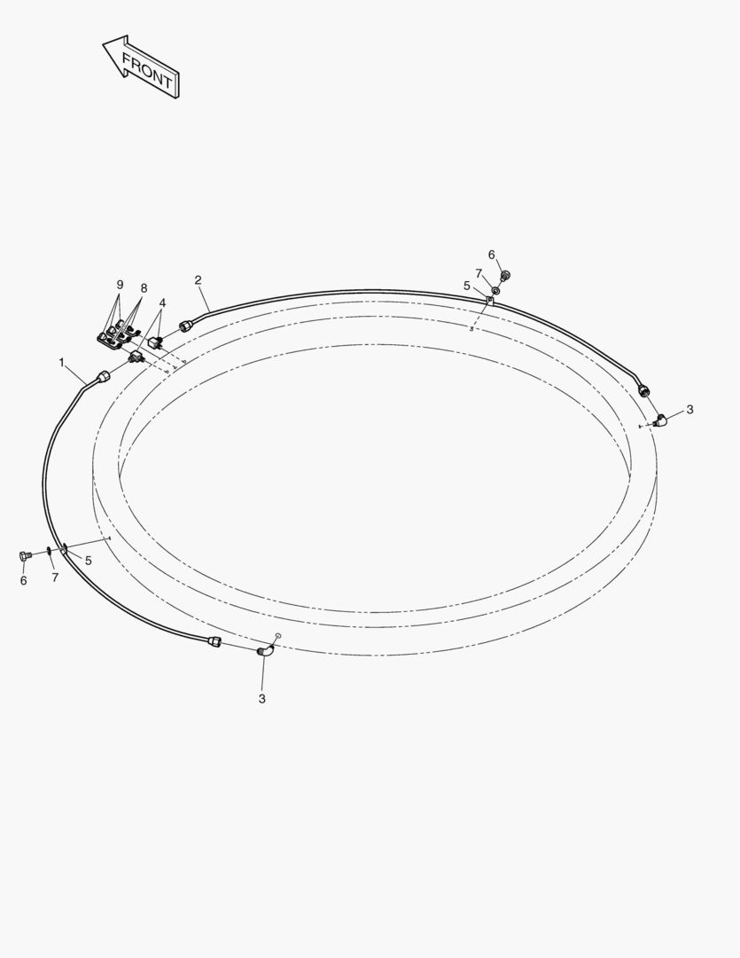 ТРУБОПРОВОД СМАЗОЧНОЙ СИСТЕМЫ