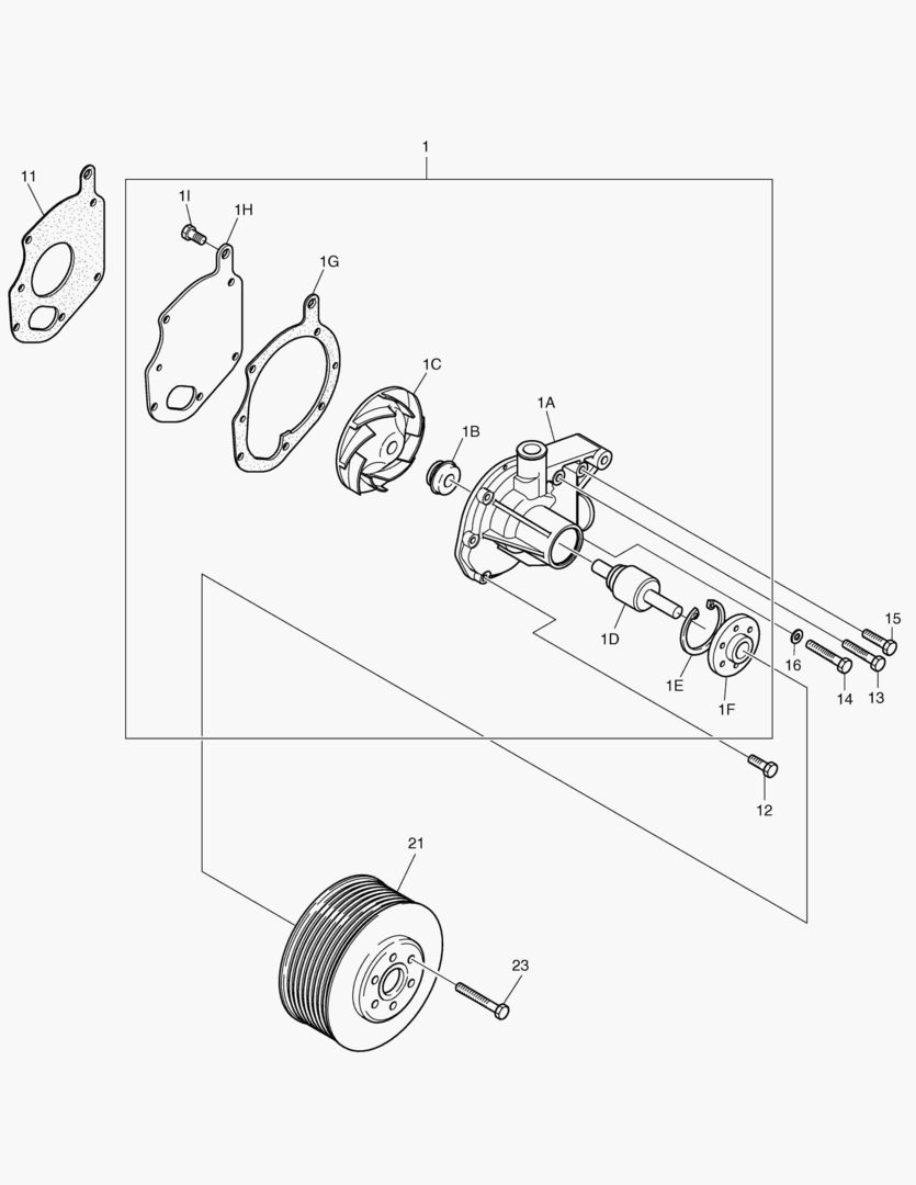 НАСОС ВОДЯНОГО ОХЛАЖДЕНИЯ