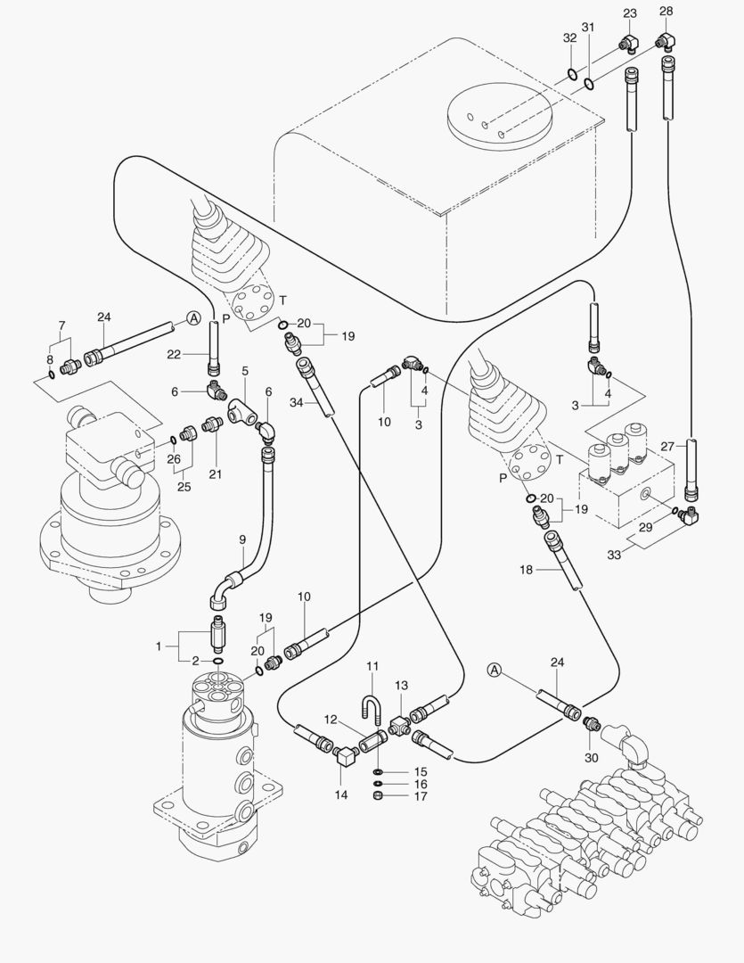1300 HYDRAULIC PIPING(4) [1~354]