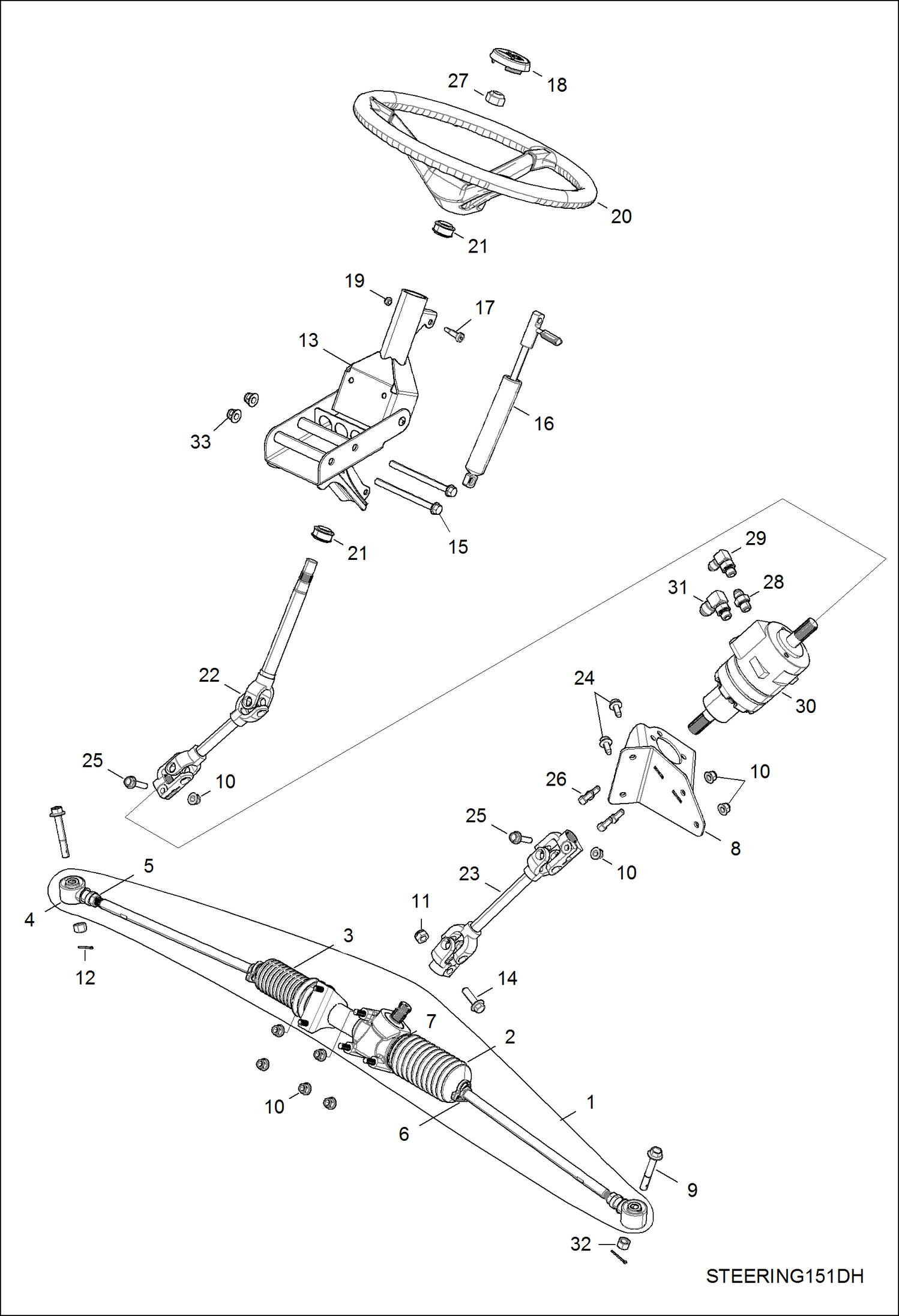 РУЛЕВОЕ УПРАВЛЕНИЕ, РУЛЕВОЕ УПРАВЛЕНИЕ В СБОРЕ