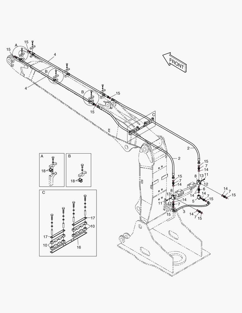 6630 FRONT PIPING-ONE & TWO WAY(ARTI.BOOM)