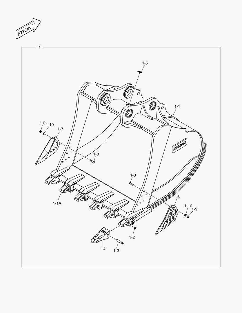 6710 BUCKET ASS`Y - 4.43mВі - H CLASS