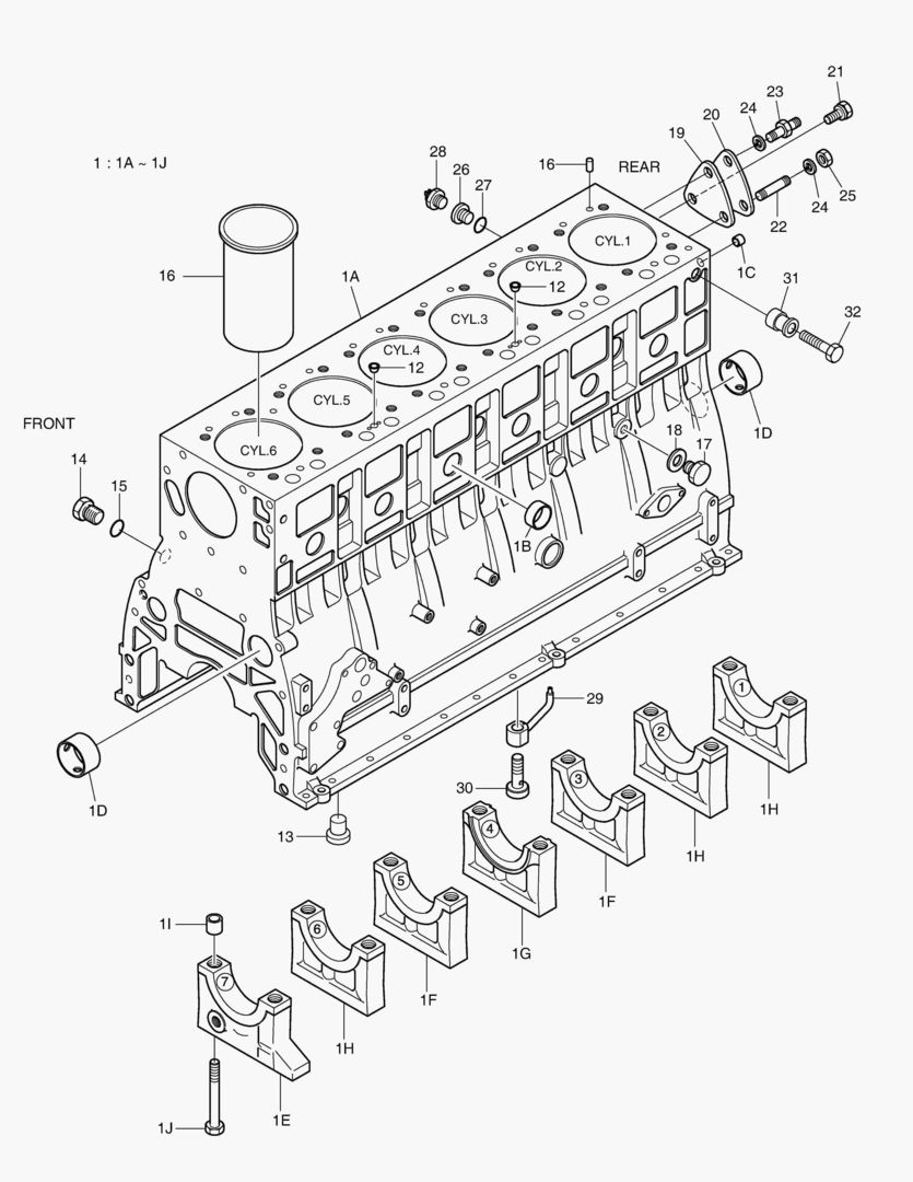 БЛОК ЦИЛИНДРОВ