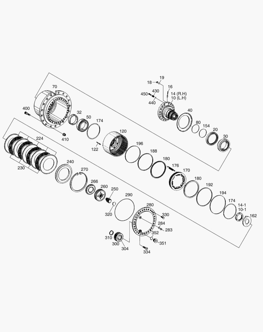3331 OUTPUT-FRONT AXLE [2077~]