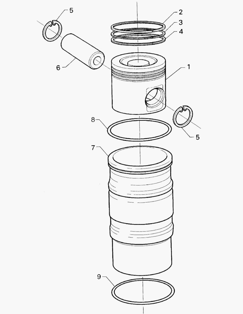 Спецтехника G010-51 REPAIR KIT; PISTON RINGS - главное фото