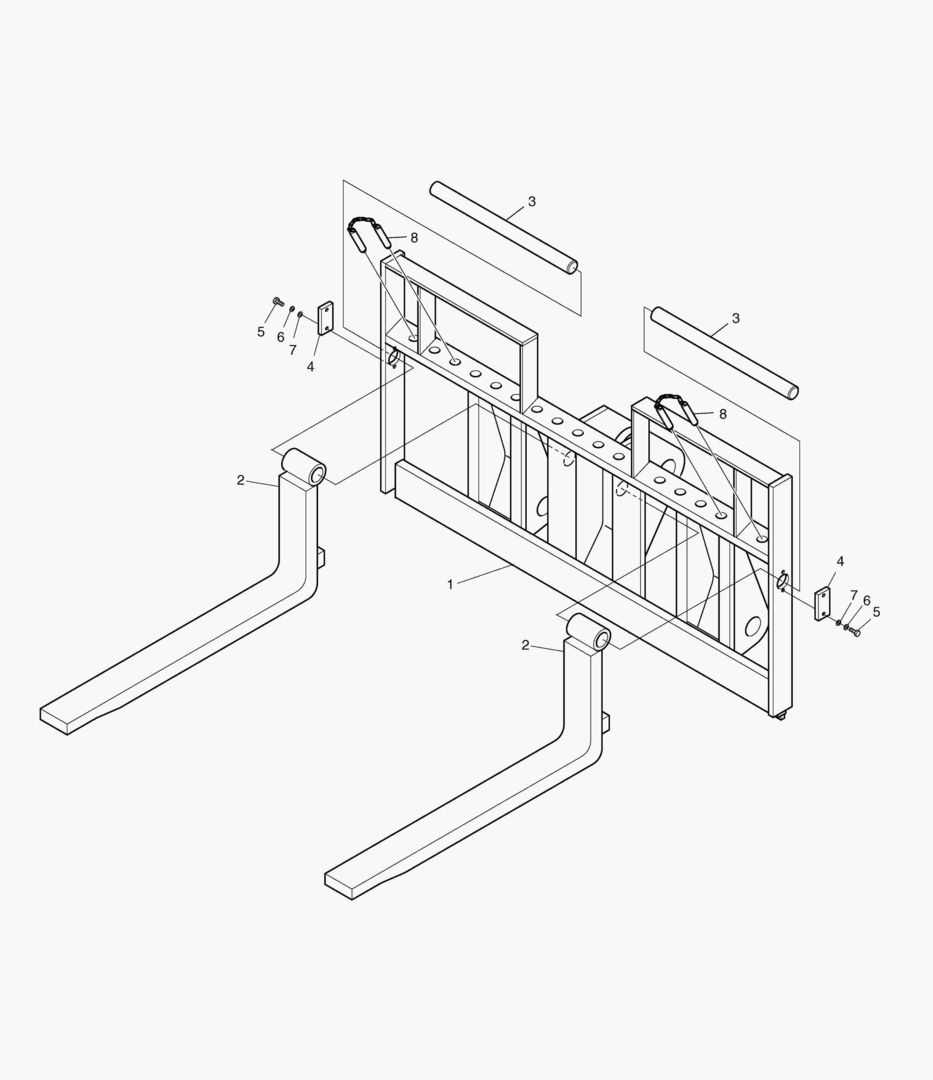 ПАЛЛЕТНЫЕ ВИЛЫ В СБОРЕ