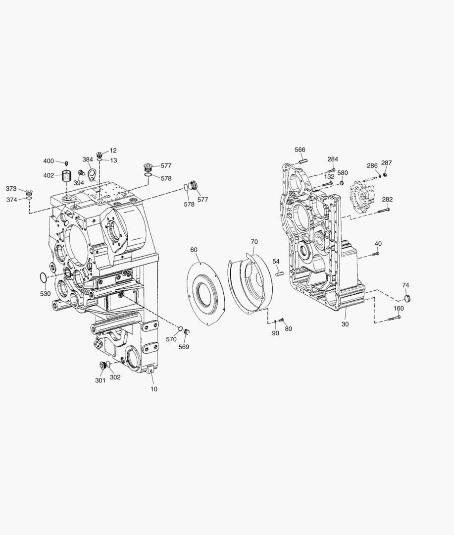 КОРПУС КОРОБКИ ПЕРЕДАЧ