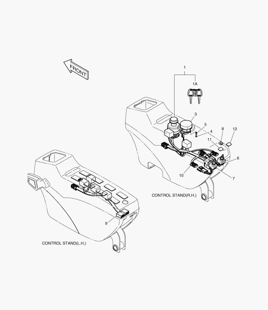 ЭЛЕКТРИЧЕСКИЕ ЗАПЧАСТИ - ПУЛЬТ УПРАВЛЕНИЯ