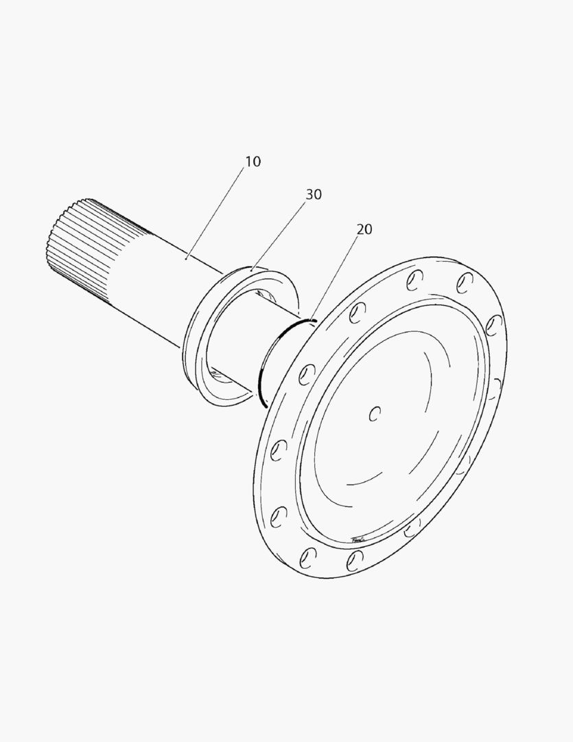 Спецтехника G090-12 WHEEL AXLE