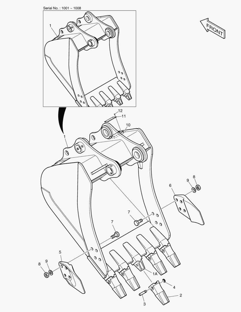 6850 BUCKET - 0.45гЋҐ