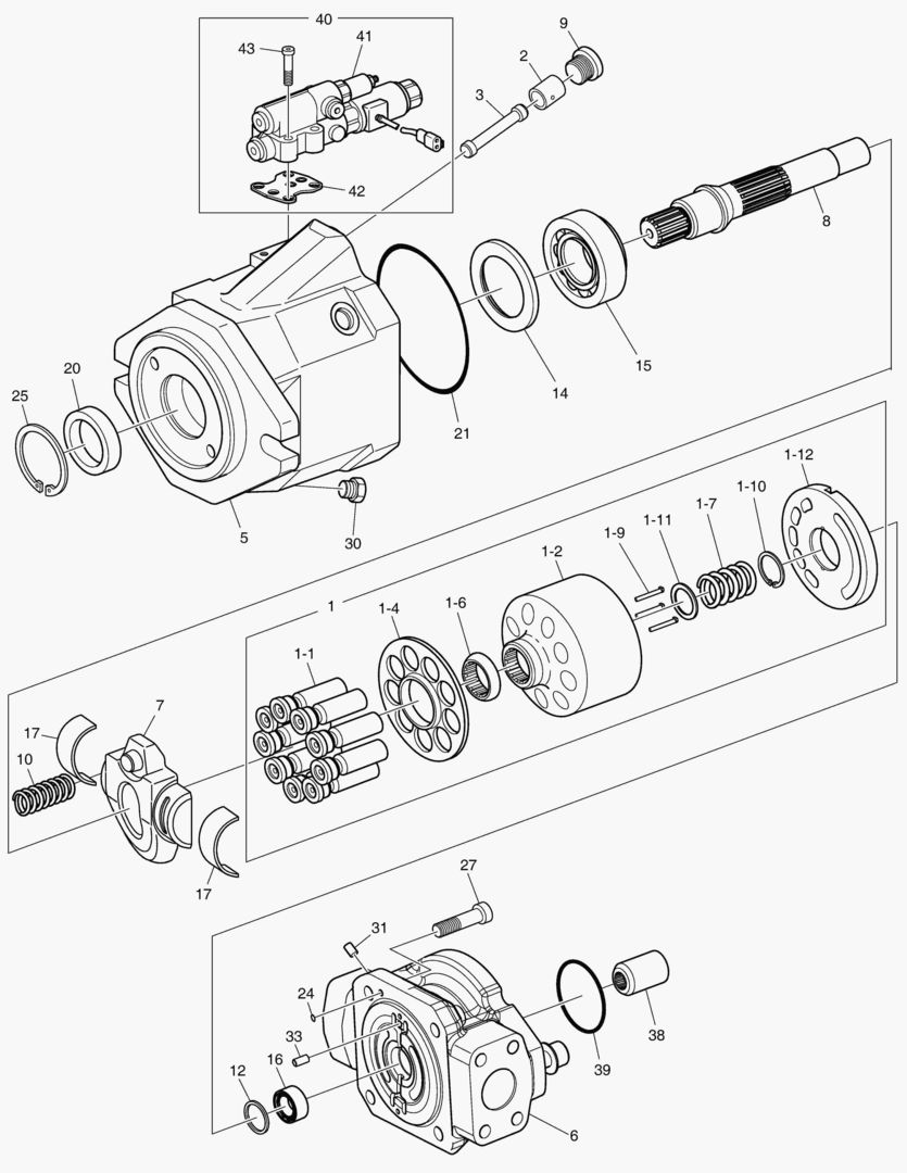 НАСОС - ПРИВОД ВЕНТИЛЯТОРА(ВРАЩАЮЩИЙСЯ)