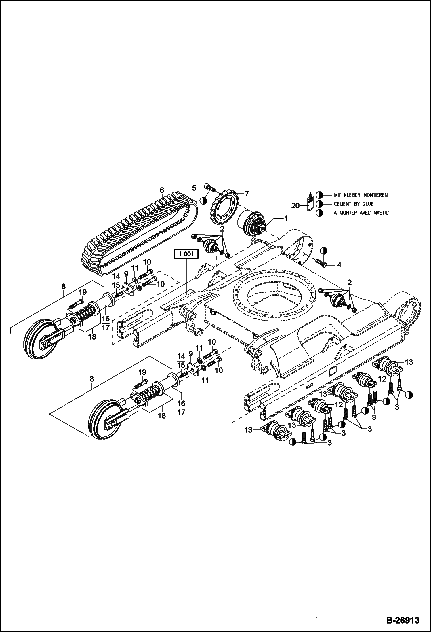 РЕЗИНОВЫЕ ГУСЕНИЦЫ 5289 11553 И ВЫШЕ 5286 11588 И ВЫШЕ