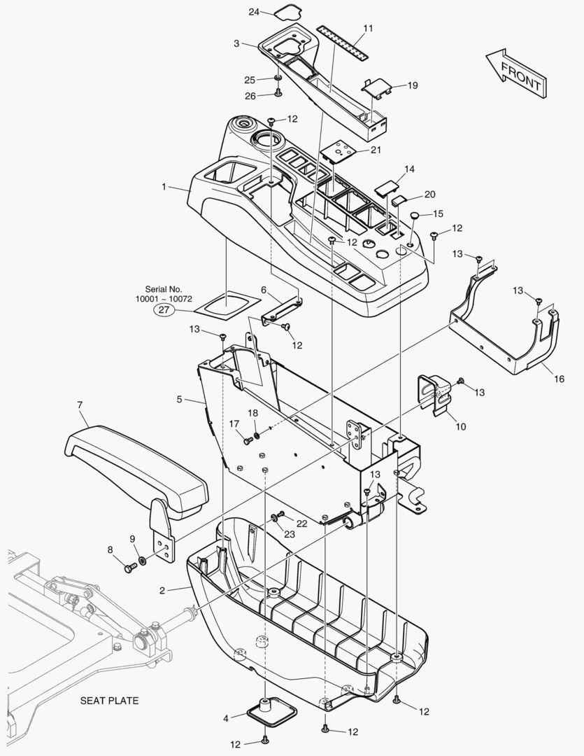 ПУЛЬТ УПРАВЛЕНИЯ - ПРАВОСТОРОННИЙ