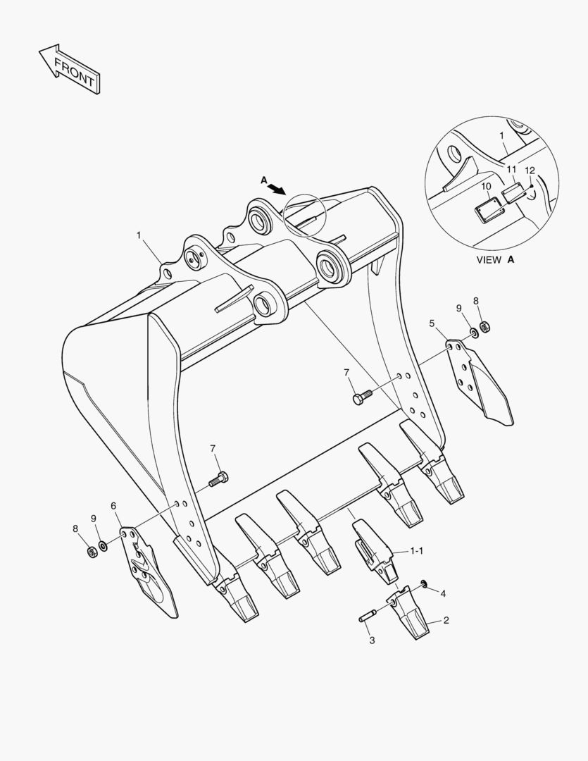 Схема 6810 BUCKET ASS`Y - 1.28mВі