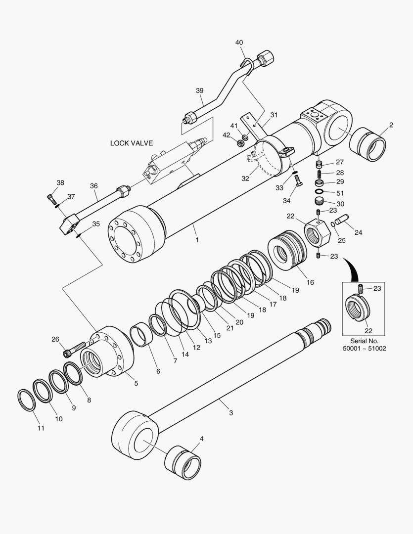 ЦИЛИНДР РУКОЯТИ - ГИДРОЗАМОК