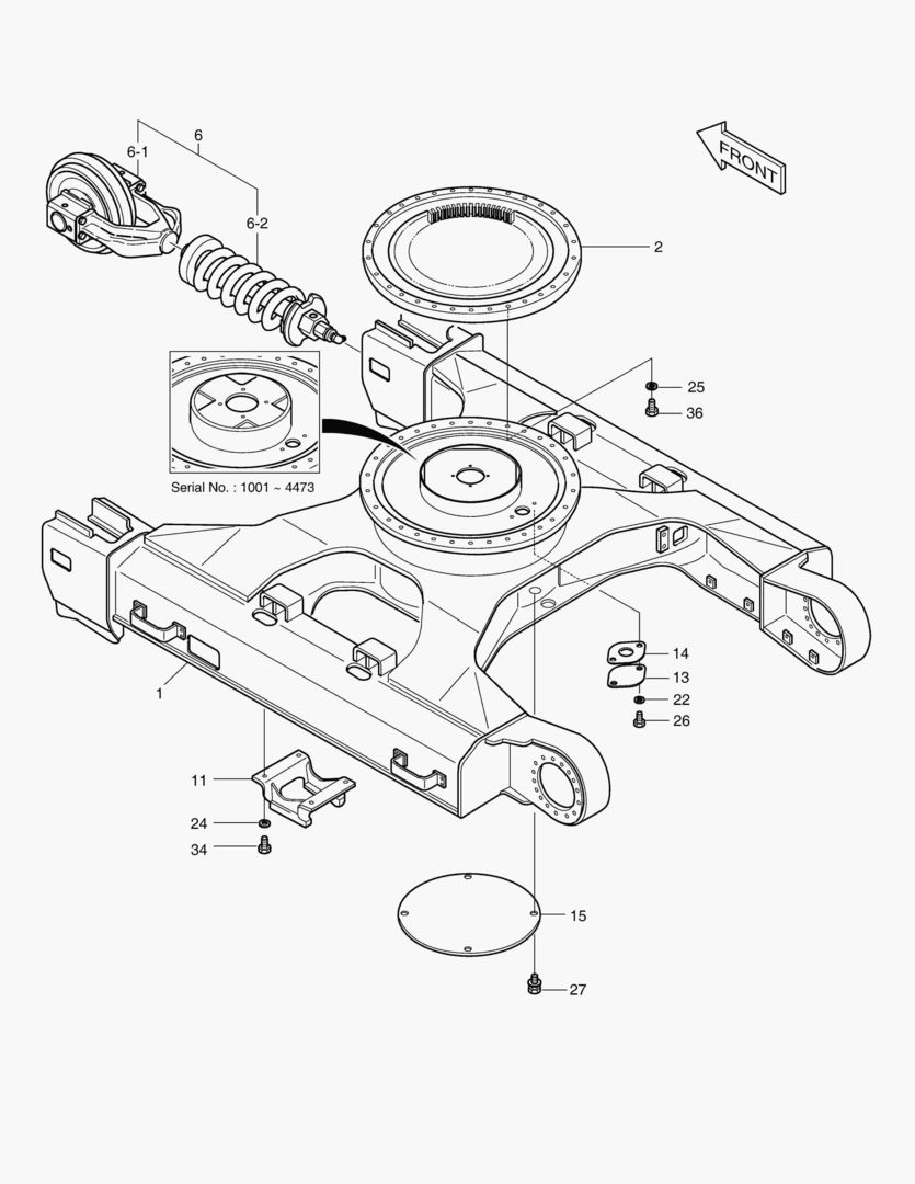 РАМА ГУСЕНИЦЫ