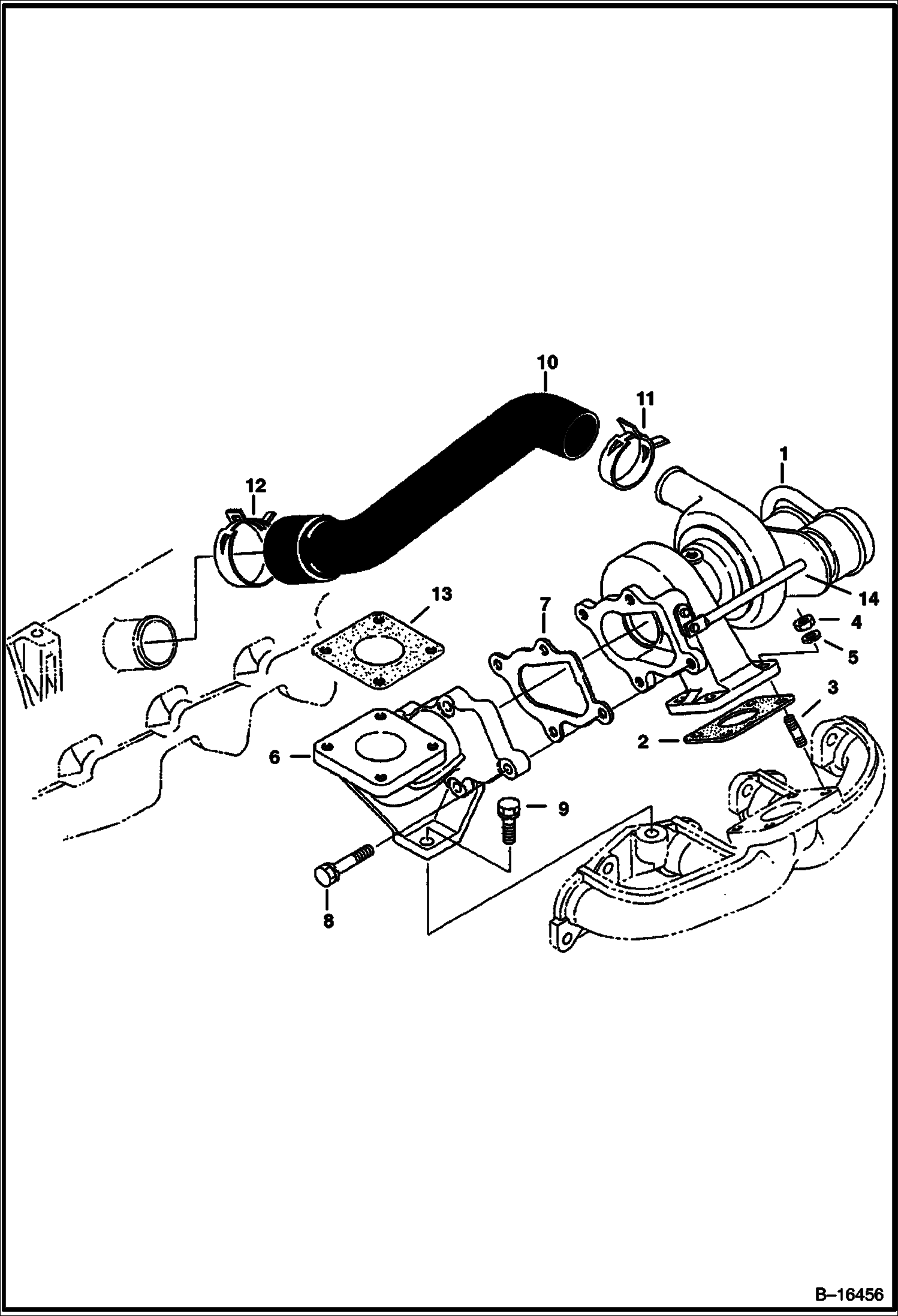 ТУРБОНАГНЕТАТЕЛЬ (KUBOTA - V2003T)