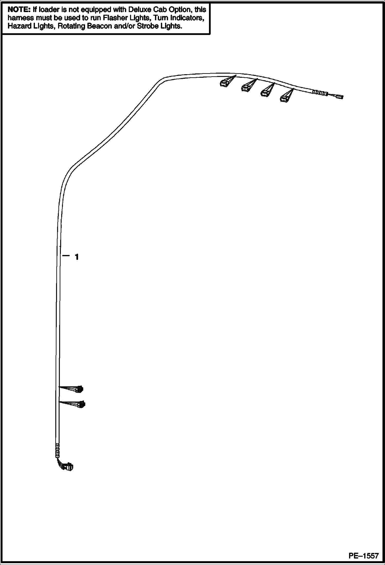 ГЛАВНЫЙ ЖГУТ ДОПОЛНИТЕЛЬНОГО ОБОРУДОВАНИЯ (СТАНДАРТ - КАБИНА НЕ ТИПА DELUXE)
