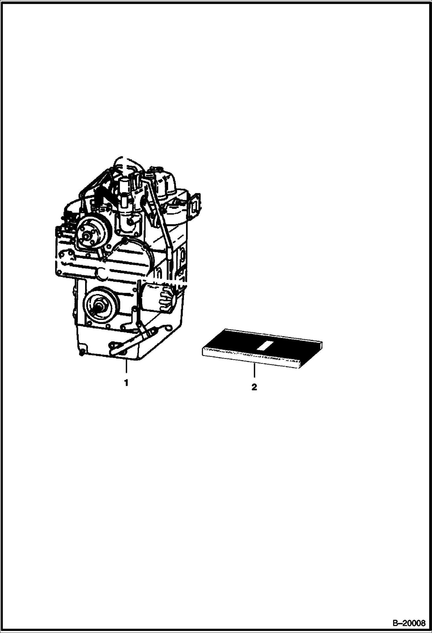 ДВИГАТЕЛЬ (KUBOTA D750)