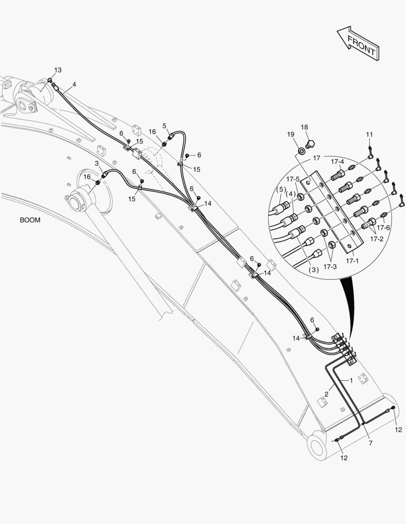 ТРУБОПРОВОД СМАЗОЧНОЙ СИСТЕМЫ - СТРЕЛА